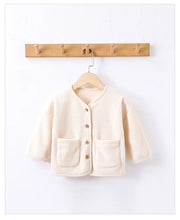 画像をギャラリービューアに読み込む, Long Sleeve V Collar Double Side Fleece