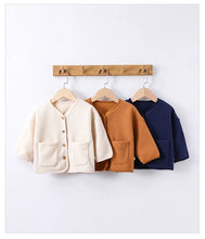 画像をギャラリービューアに読み込む, Long Sleeve V Collar Double Side Fleece