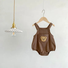 画像をギャラリービューアに読み込む, Bear Waffle Rompers And Brief Tee