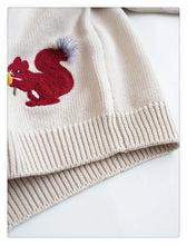 画像をギャラリービューアに読み込む, Cute animal Embroidery Cardigan