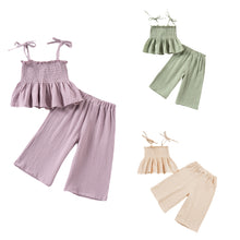 画像をギャラリービューアに読み込む, Cotton Sling Pants Home Outgoing Set