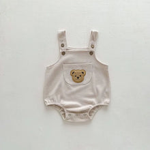 画像をギャラリービューアに読み込む, Bear Waffle Rompers And Brief Tee