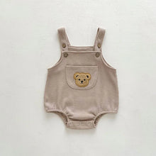 画像をギャラリービューアに読み込む, Bear Waffle Rompers And Brief Tee