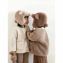 画像をギャラリービューアに読み込む, Lamb's Wool no collar blouson