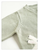 画像をギャラリービューアに読み込む, Cute animal Embroidery Cardigan