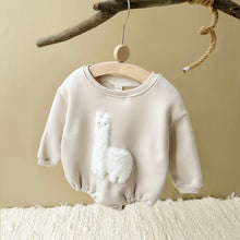 画像をギャラリービューアに読み込む, Baby alpaca sweat shirt