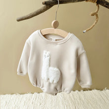 画像をギャラリービューアに読み込む, Baby alpaca sweat shirt