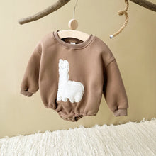 画像をギャラリービューアに読み込む, Baby alpaca sweat shirt