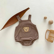 画像をギャラリービューアに読み込む, Bear Waffle Rompers And Brief Tee