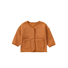 画像をギャラリービューアに読み込む, Long Sleeve V Collar Double Side Fleece