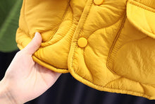 画像をギャラリービューアに読み込む, Quilted blouson rib cotton