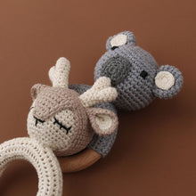 画像をギャラリービューアに読み込む, Animal crochet rattle 𓊆 ガラガラ 𓊇