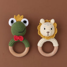 画像をギャラリービューアに読み込む, Animal crochet rattle 𓊆 ガラガラ 𓊇