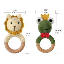 画像をギャラリービューアに読み込む, Animal crochet rattle 𓊆 ガラガラ 𓊇
