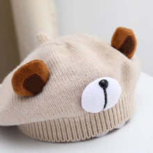 画像をギャラリービューアに読み込む, Cute Bear Beret Hat
