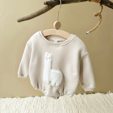 画像をギャラリービューアに読み込む, Baby  alpaca  sweat shirt
