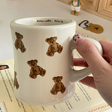 画像をギャラリービューアに読み込む, Cute bear mug
