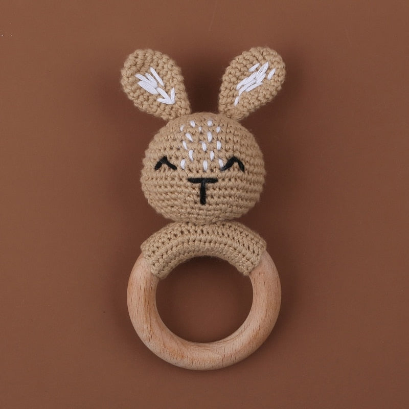 Crochet rabbit rattle 𓊆 ガラガラ 𓊇