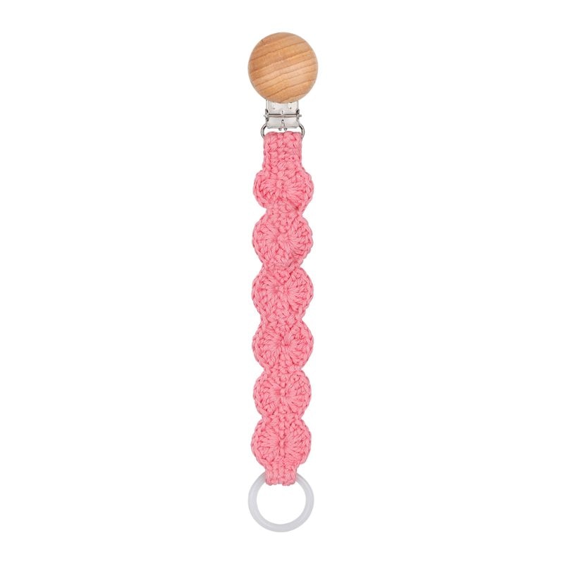 《濃色》Crochet clip holder 𓊆 おしゃぶりホルダー/歯固めホルダー/ＴＯＹホルダー 𓊇