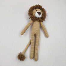画像をギャラリービューアに読み込む, Handmade crochet bear&amp;lion【25㎝】
