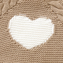 画像をギャラリービューアに読み込む, Knit heart jumpsuits set
